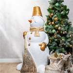 новогодняя фигура снеговик