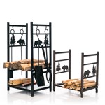 Дровница для камина разборная 103-208R-B металл 103-208R-B - фото 119613