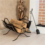 Дровница для дачи кованая 500-44 500-44 - фото 119635