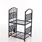Дровница с узором кованая для камина 103-201B высота 70см 103-201B - фото 119661