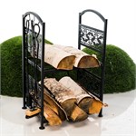 Дровница с узором кованая для камина 103-201B высота 70см 103-201B - фото 119664