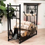 Дровница для дачи разборная 103-204R-B металлическая 103-204R-B - фото 119673