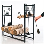 Дровница для дачи разборная 103-204R-B металлическая 103-204R-B - фото 119677