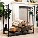 Дровница для дачи разборная 103-204R-B металлическая 103-204R-B - фото 119681