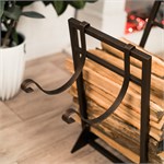 Дровница разборная для камина 103-220R-Br металл 103-220R-Br - фото 119686