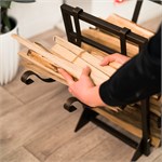 Дровница разборная для камина 103-220R-Br металл 103-220R-Br - фото 119687