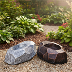 Кашпо Камень малое U07826 для растений U07826 - фото 119699