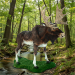 Лось большой F07418 - фото 120195