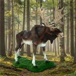 Лось большой F07418 - фото 120196