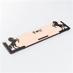 полка с кронштейнами