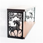 интерьерная стильная полка