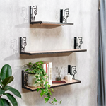 настенные полки разной длины