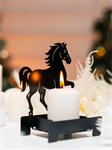 Подсвечник новогодний Символ года Лошадь 730-094 металл 730-094 - фото 120418