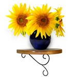 Полка с кованым декором 13-211