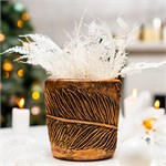 кашпо под золото