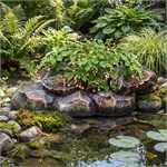 кашпо из камня