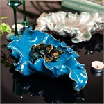 декоративная подставка Лист U09461 полистоун