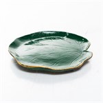 Декоративная подставка Лист кувшинки U09459 полистоун U09459 - фото 121339