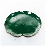 Декоративная подставка Лист кувшинки U09459 полистоун U09459 - фото 121342