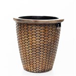 Кашпо Плетёное U09457 из полистоуна, высота 27 см, диаметр 20 см U09457 - фото 121508