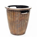 Кашпо Плетёное U09457 из полистоуна, высота 27 см, диаметр 20 см U09457 - фото 121509
