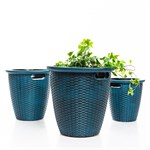 плетёные кашпо