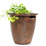 кашпо плетёное U09458 полистоун