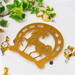 подкова цв.золотой