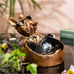 стильная подставка бульдог