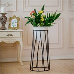 Напольная подставка для цветов 66-406 Лофт D=22см 66-406 - фото 122135