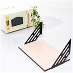 Настенная полка с кронштейнами 702-246B-DL52 металл, ЛДСП 702-246B-DL52 - фото 122381