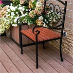 уличное кресло ДПК или натуральное дерево для дачи