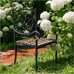 садовое кресло металл дерево-полимерный композит