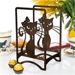 подставка с кошкой