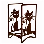 металлическая подставка кошка