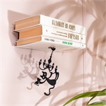 Магнитный декор для невидимой полки  Кот на люстре 705-126 металл 705-126B - фото 122838