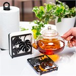 монстера металл кухня стол тропический дизайн