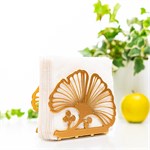 подставка салфеток гинкго билоба металл кухня