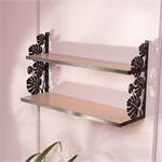 полка настенная 702-260B-DL60 листья монстеры