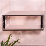 двухъярусная полка монстера металл ЛДСП 60 см кухня