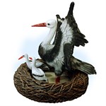 Гнездо с аистами F07733