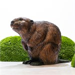 детская  фигура бобра стеклопластик 60 см садовый декор