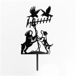 садовый декор из металла