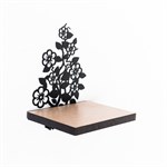 Полка настенная Сакура 150-234 ЛДСП и металл 150-234B - фото 123352