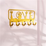 вешалка 702-046 цв.золотой