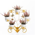 подставка 41-024R металлическая суккуленты фиалки