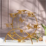 подставка на 8 кашпо с растениями