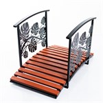 с декором Листьев монстеры