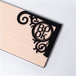 полка с кронштейнами