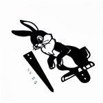 садовая фигура заяц